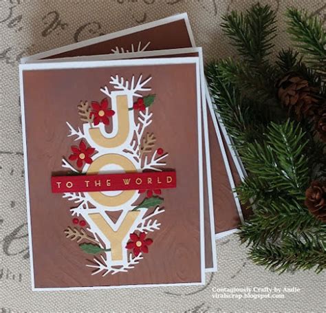 Contagiously Crafty: Joy to the World - A Christmas Card Set