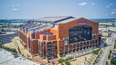 Aerial Drone Photos of Lucas Oil Stadium, Indianapolis Colts