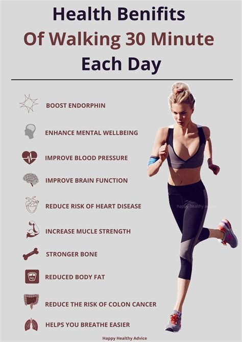 health benefits of walking 30 minutes each day Benefits Of Walking Daily, Benefits Of Working ...