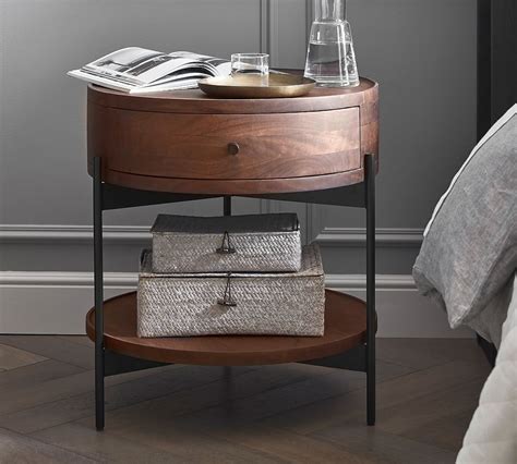 Warren Round Nightstand | Pottery Barn