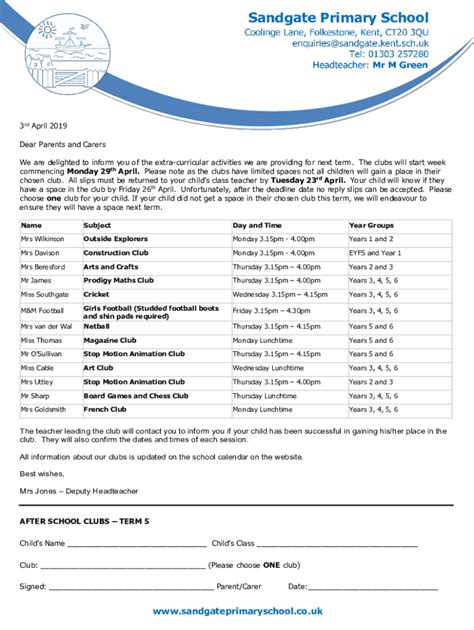 Fillable Online inspection report sandgate primary school - Ofsted Fax ...