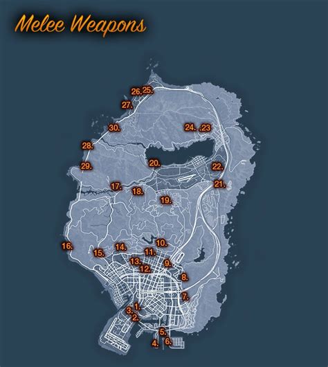 Gta 5 Weapon Locations Map