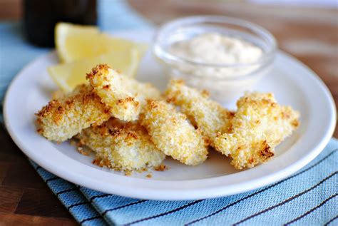 Simply Scratch Crispy Baked Fish Nuggets with homemade Tartar Sauce - Simply Scratch