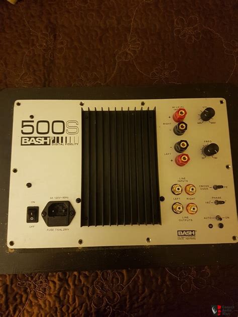 Bash 500S Digital Subwoofer Plate Amplifier 500W RMS Photo #2314288 ...