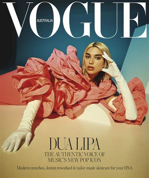 DUA LIPA in Vogue Magazine, Australia April 2020 – HawtCelebs