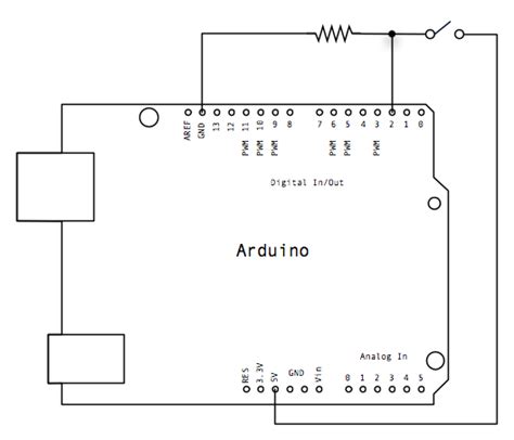 Push-button using an Arduino - duino