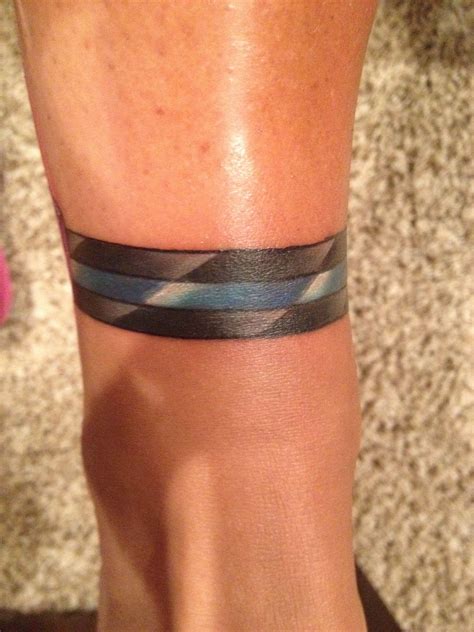 Thin Blue Line tattoo. Law Enforcement | Line tattoos, Police tattoo ...