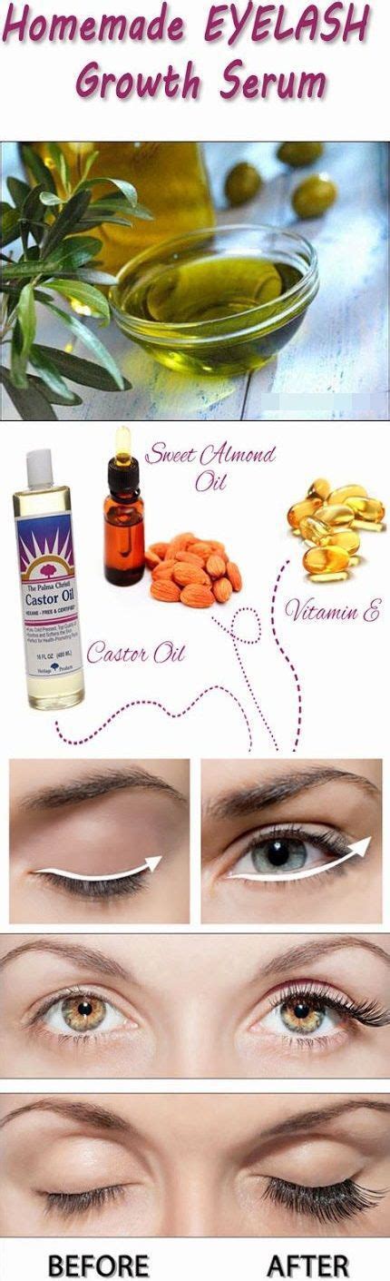 Grow lashes naturally. | Eyelash growth diy, Diy eyelash growth serum ...