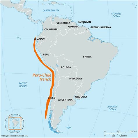 Peru-Chile Trench | Depth, Map, Location, & Facts | Britannica