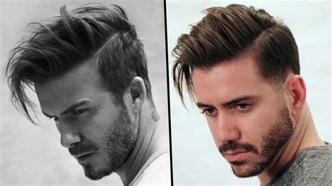 DAVID BECKHAM HAIRSTYLE TUTORIAL | How To Style Men’s Hair 2017 | Alex ...