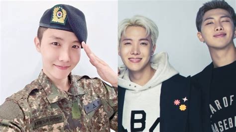 J-Hope shares 1st pics after completing military training, BTS's RM ...