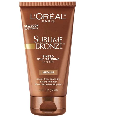 L'Oréal Paris Sublime Bronze Self-Tanning Lotion, Medium, 5 Fl. Oz. - Walmart.com