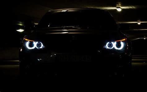 Desktop Wallpaper BMW M5 Series E60 car's head lights, hd image ...