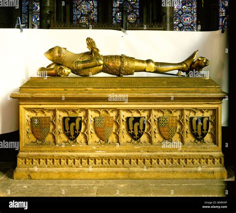 Tomb of the Black Prince, Canterbury Stock Photo - Alamy