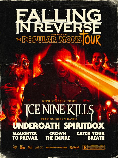 Falling In Reverse Ice Nine Kills Tour 2024 - Maure Shirlee