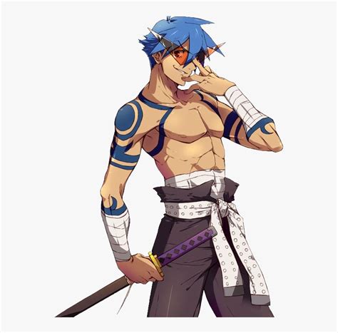 Gurren Lagann Kamina Tattoo, HD Png Download - kindpng