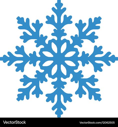 Snowflake Royalty Free Vector Image - VectorStock