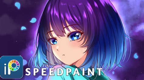 【Ibis Paint】Speedpaint Anime Girl | Ibis Paint X Tutorial - YouTube