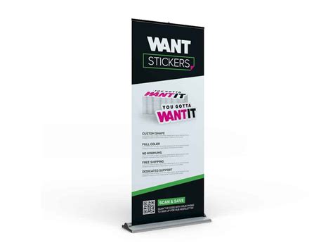 Retractable Banner Stands | Want Stickers