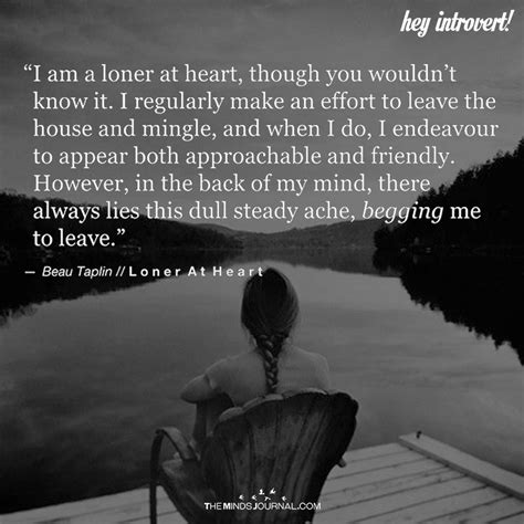 I am A loner At Heart, Though You Wouldn't Know It - https ...