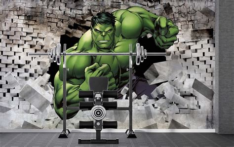 HULK WALLPAPER 3D Look Wallpaper Adhesive Hulk Cracking - Etsy