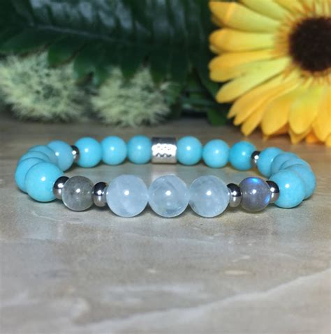 Aquarius Zodiac Gemstone Bracelet Genuine Aquamarine