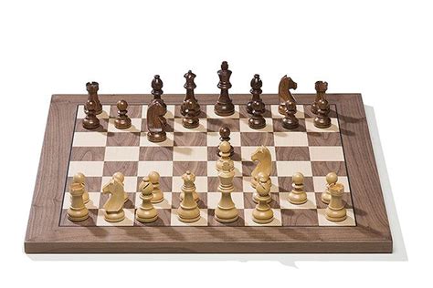 Original Rosewood Chess Board With Real Brass Pieces ...