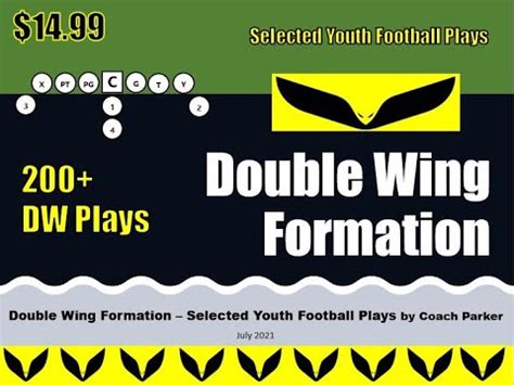 Double Wing Formation Selected Youth Football Plays DW Play eBook Coach ...