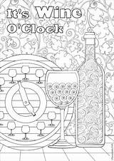 Wine Bottle Coloring Pages sketch template