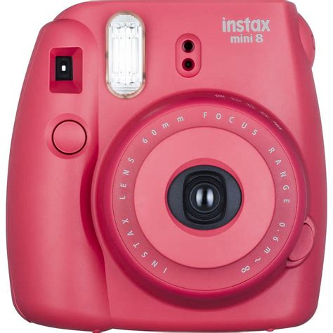 Fujifilm Instax Mini 8 polaroid Fuji malina Raspberry Instant Film Camera