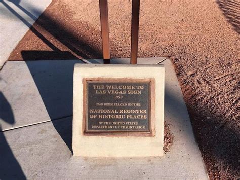 The Welcome To Las Vegas Sign Historical Marker