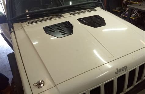 Exterior Accessories Taboo Customs Jeep Cherokee XJ Hood Vents/Louvers ...