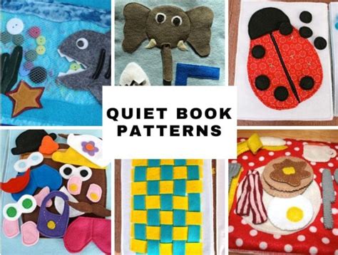 Free Quiet Book Patterns ⋆ Hello Sewing