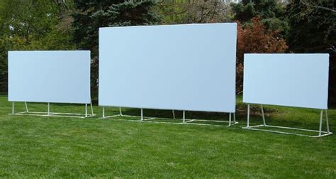 How to Make an Outdoor Projector Screen | eBay