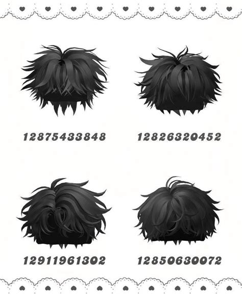 Código de cabelo masculino do brookhaven Brown Hair Roblox, Black Hair Roblox, Black Hair Boy ...