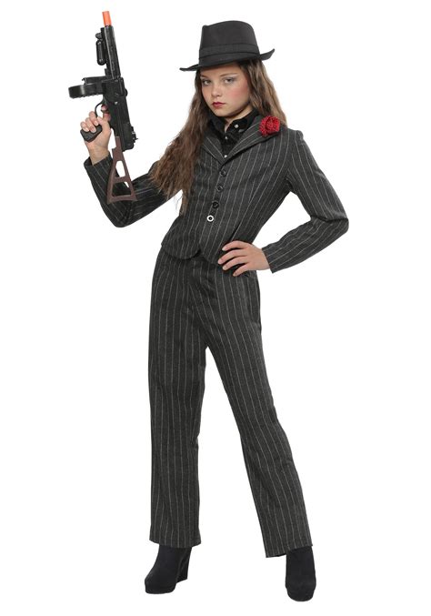 Gangster Costume for Girls