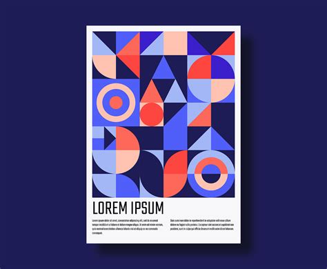 Geometric Poster Design 463517 Vector Art at Vecteezy