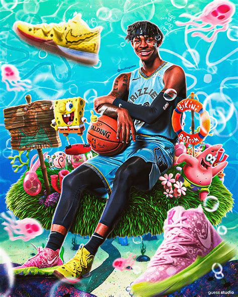 JA MORANT x SPONGEBOB x KYRIE 5 on Behance