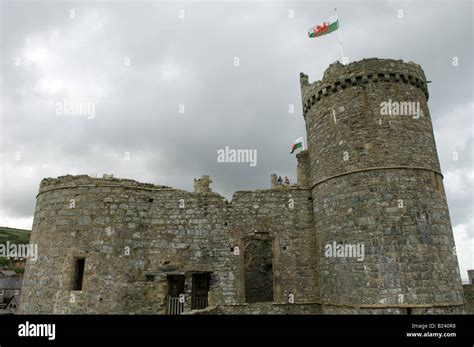 Harlech Castle, Gwynedd, North Wales Stock Photo - Alamy