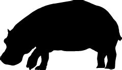 Hippo Silhouette | Silhouette of Hippo - ClipArt Best - ClipArt Best