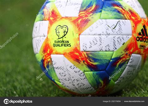 Official UEFA EURO-2020 Qualifiers match ball – Stock Editorial Photo © katatonia82 #252174054