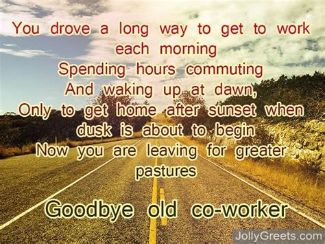 Farewell Poems for Colleagues: Goodbye Poems for Co-workers