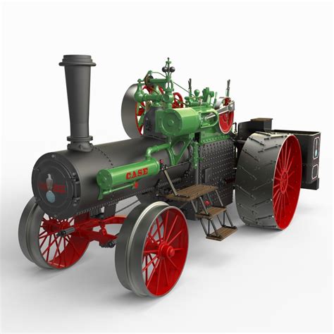 Steam Traction Engine 1912 3d Obj