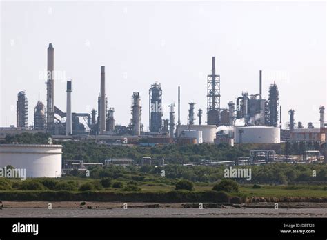 Esso Fawley refinery Hampshire England UK Stock Photo - Alamy