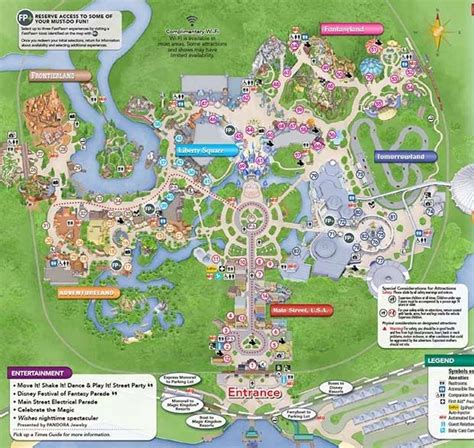 Downtown Disney Map 2019