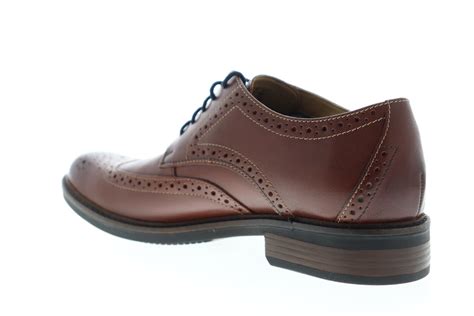 Bostonian Maxton Wing 26136623 Mens Brown Leather Low Top Wingtip Oxfo ...