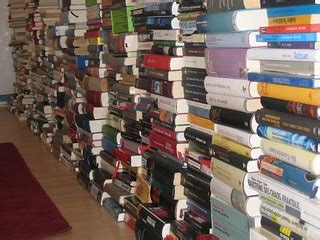 Piles of books | Another pic of my books during moving to a … | Flickr