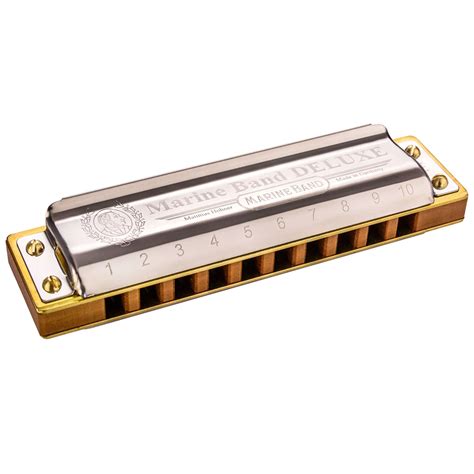 Hohner Marine Band Deluxe Diatonic 10 Hole Harmonica Mouth Organ ...