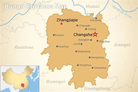 Hunan Province, China | Map, Changsha, Zhangjiajie