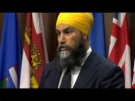 NDP Leader Jagmeet Singh on public service strike gun control April 25 2023